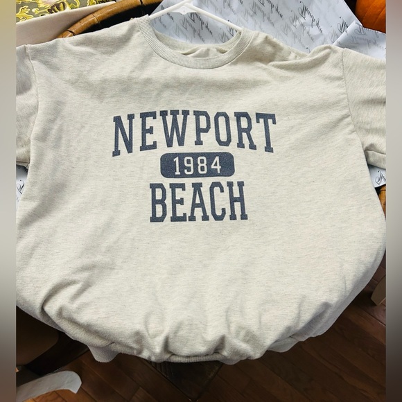Heather Gray Newport Beach Sweatshirt - Picture 3 of 8
